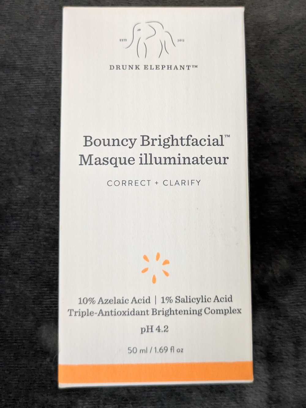 NIB Drunk Elephant Bouncy Brightfacial Masque Illuminateur